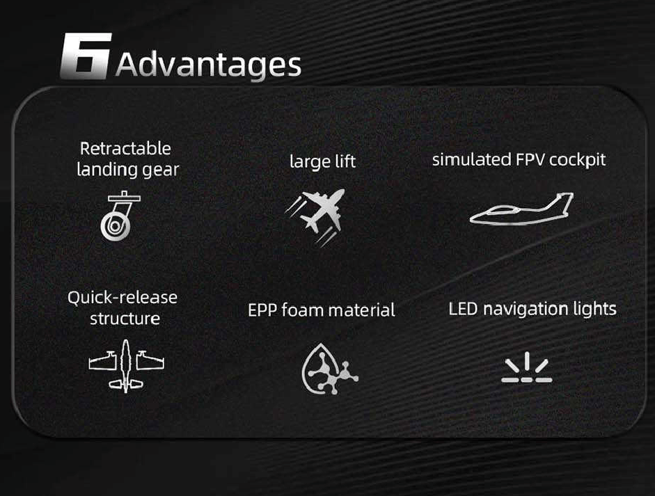 AtomRC Beluga FPV Cockpit Fixed Wing AtomRC Beluga FPV Cockpit Fixed Wing
